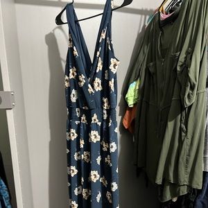 XXL Floral Long Pants Jumpsuit / Romper